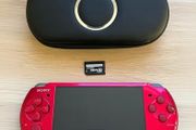 Modded Sony PSP 3000 Radiant Red Bundle