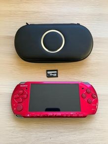 Modded Sony PSP 3000 Radiant Red Bundle