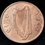 Ireland - 1946 - Penny - Unc Toned - Km.11 - [2004] Image 2