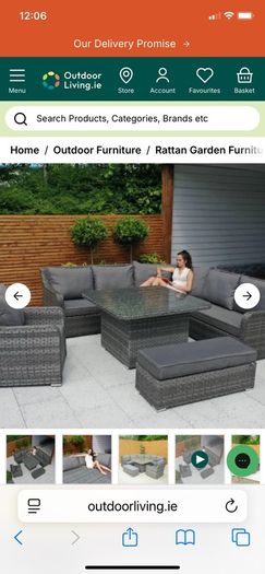 Vancouver Rattan Corner Sofa Dining Set