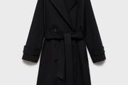 Mango Cotton Blend Trench Size Xl