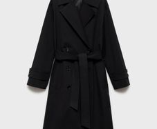Mango Cotton Blend Trench Size Xl