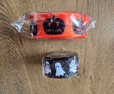 Halloween ribbon - ghost and pumpkin