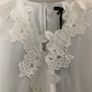 Long sleeve white lace blouse Image 3