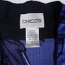 Chico's Blue & Black Patchwork Floral Print Silk Sheer Open-Front Kimono Duster 10-14UK/38-42EU Image 3