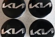 4 x KIA centre caps (New logo)  FREE POST
