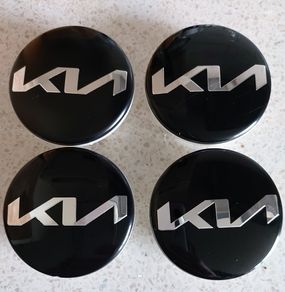 4 x KIA centre caps (New logo)  FREE POST