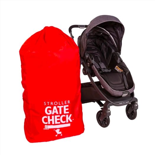 Maclaren Quest Umbrella Stroller - Black/Silver + FREE Univeral Gate Check Travel Bag