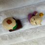 2001 Phil and Dil DeVille approx. 2" Weetos Cereal EUROPE PVC Action Figure Rugrats Used Please see photos Image 8