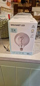 3x IKEA Molnart LED Light Bulb E27 15W