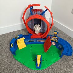 For Parts Only: Hot Wheels Monster Trucks T-Rex Volcano Arena