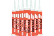 Evo-stik white silicone sealant (Call to check stock)