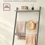 Laundry basket with towel ladder Bathroom furniture Image 4