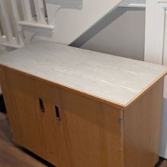 free cupboard and school desk - collection Bray