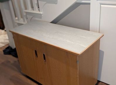 free cupboard and school desk - collection Bray