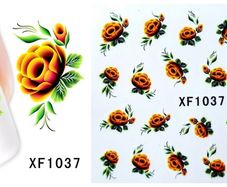 Water Decals - Water Transfer Nail Art Stickers - No 3