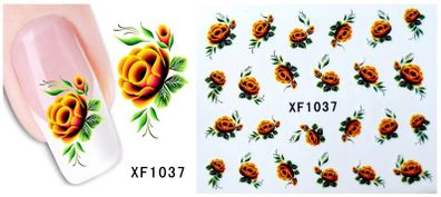 Water Decals - Water Transfer Nail Art Stickers - No 3
