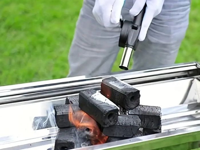 Barbecue. Get blower for free. Charcoal grill. Portable grill. Outdoor grill