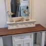 cream dresser hall table Image 4