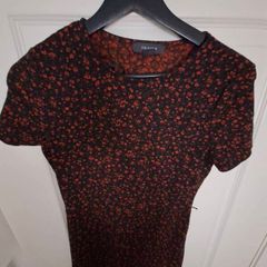 Black and red dress