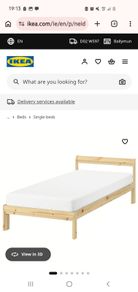 Beautiful IKEA bed frame like new