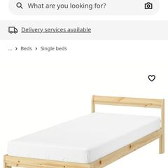 Beautiful IKEA bed frame like new