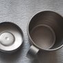 Pewter Shaving Mug 3.25" Single Walled Image 2