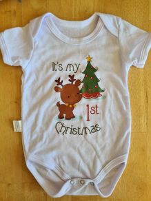 My first Christmas bodysuit