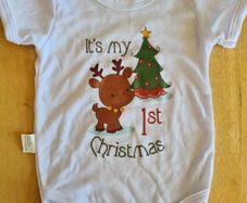 My first Christmas bodysuit