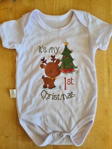 My first Christmas bodysuit