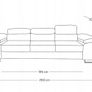Large Modern 3 seater Sofa Bed - Velvet Dark Green Image 5