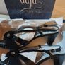 Women's Italian leather Gaja flower sandals Naplak Nero black  NEW boxed size 6 UK SALE Image 2