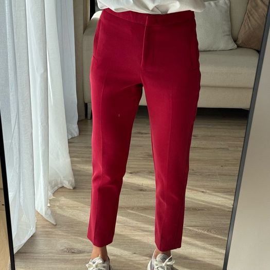 AUTOGRAPH red regular fit chinos UK 8 / EUR 36
