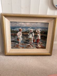 T.Hone Original Oil Painting Professionally Framed