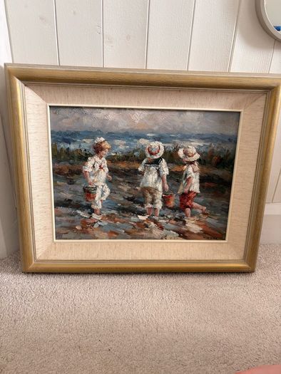T.Hone Original Oil Painting Professionally Framed