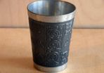 Celtic design beaker 10.5 cm (Mullingar Pewter)
