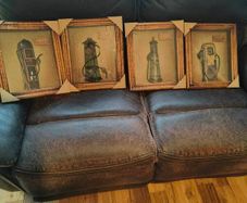 vintage gas pump frames