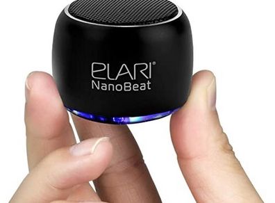 Elari NanoBeat Portable Bluetooth Speaker - Black