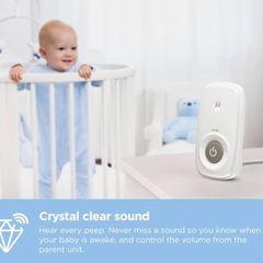 Audio Baby Monitor - Digital Baby Monitor with DECT Technology for Audio Monitoring - High Sensitivity Microphone