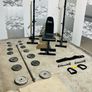 Home Gym Set Weights Barbell Barbell Dumbbells Rack Stands Bench Gym Belt Image 7