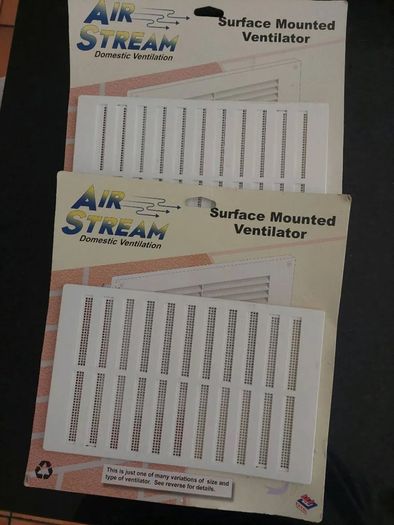 2 x Surface Mounted Ventilators