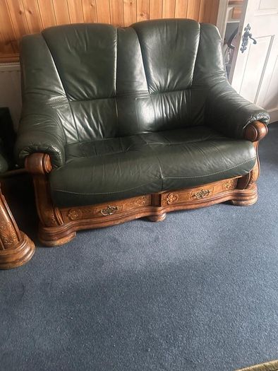 Leather sofa