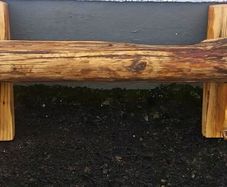 Rustic Driftwood Floating Stove Mantel / Shelf