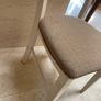1 x White Padded Kitchen Dining Chair - Can Deliver Image 3