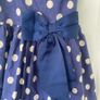 Next navy polkadot dress Image 3