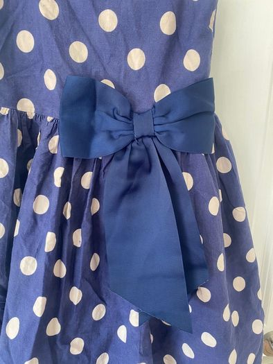 Next navy polkadot dress