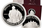 PROOF 1982 G.Washington 1/2 Dollar Silver Commemorative Coin Box COA