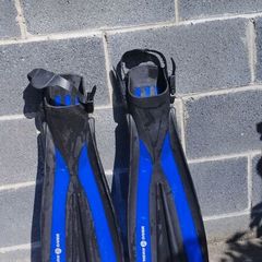 scuba diving fins.