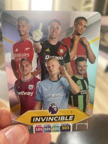 premier league invincible 2025 card