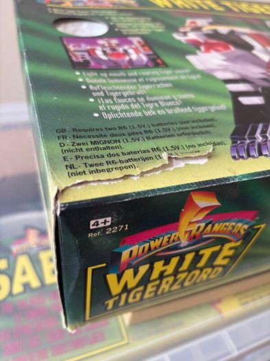 Power Rangers Tigerzord 1993 with box